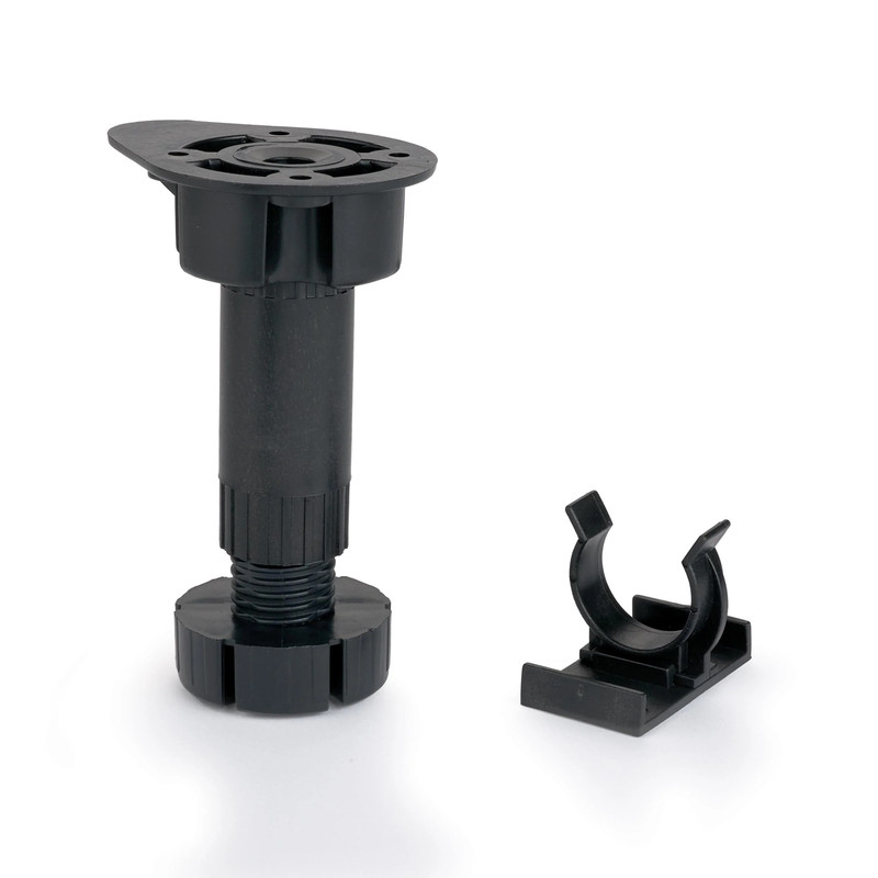 Cabinet Leveling Leg with Clip Bracket - 4 Piece